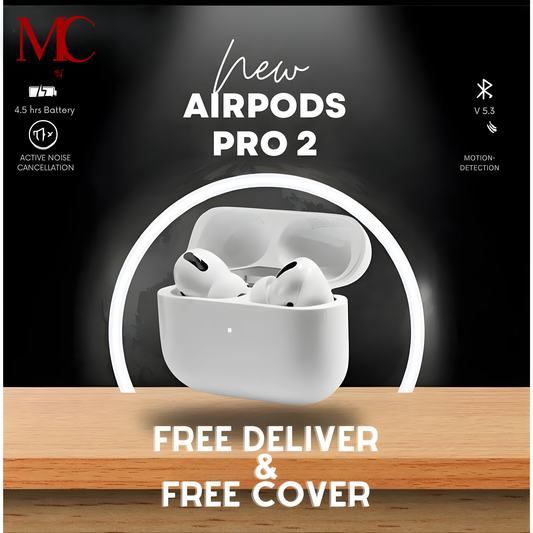 Mobixcart™ Apple Airpods Pro 2 (buzzer Edition) with Free cover