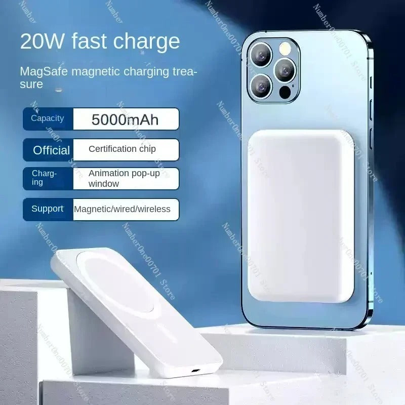 ⚡ Mobixcart™ MagSafe Wireless Power Bank 🔋 | Portable Charging Solution for iPhone 📱