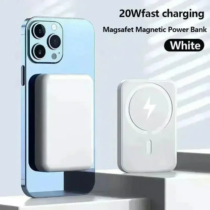 ⚡ Mobixcart™ MagSafe 10,000mAh Wireless Power Bank 🔋 | Portable Charging Solution for iPhone 📱 - mobixcart